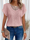 NATASHA – FIGURSCHMEICHELNDE BLUSE MIT STIL