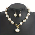 Chunky Pearl Necklace Set