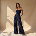 Aleia | Eleganter Overall mit weitem Bein