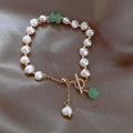 Natural Pearl & Jade Bracelet